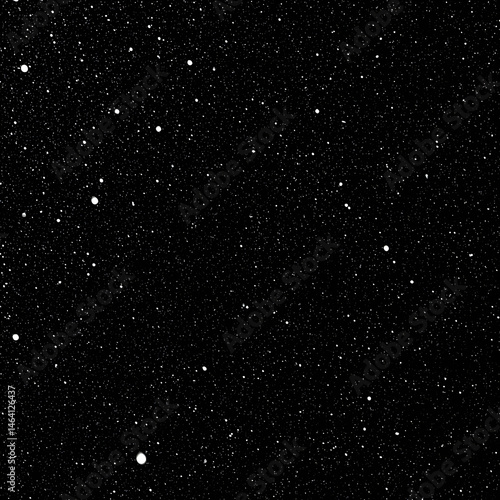 Vibrant Stars in Deep Black Sky Shimmering Background Texture