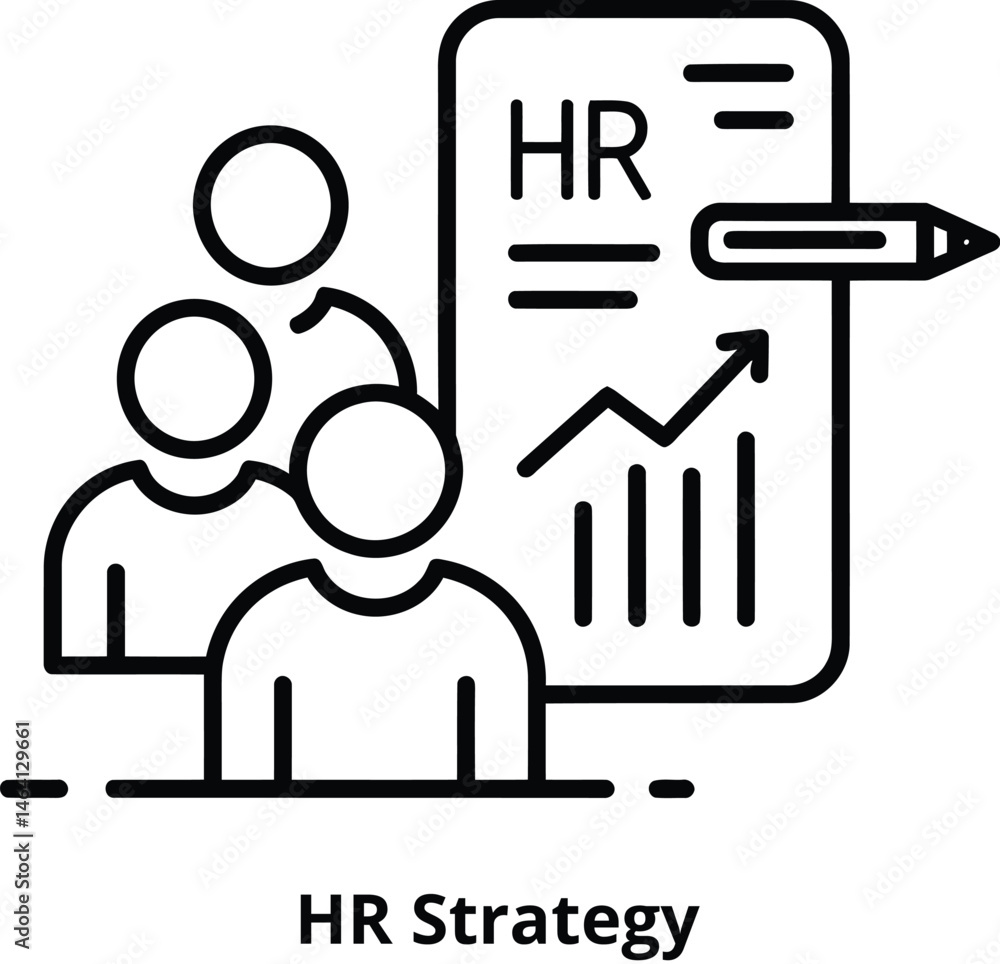 Fototapeta premium Abstract Geometric Strategy Vector Art Modern Flowchart Vector Illustration