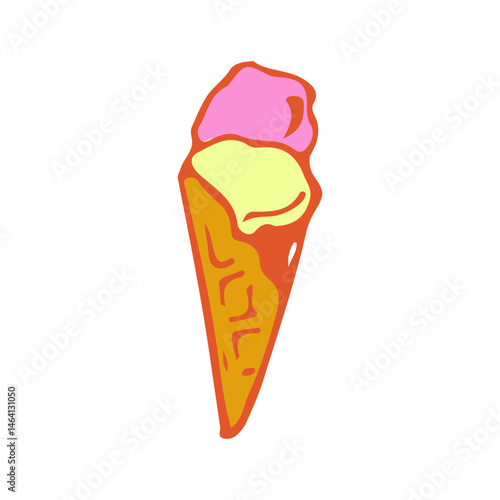 Ice cream illustration