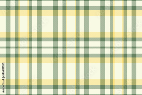 Straight textile texture fabric, knit check plaid seamless. Drapery background pattern vector tartan in old lace and pastel colors.