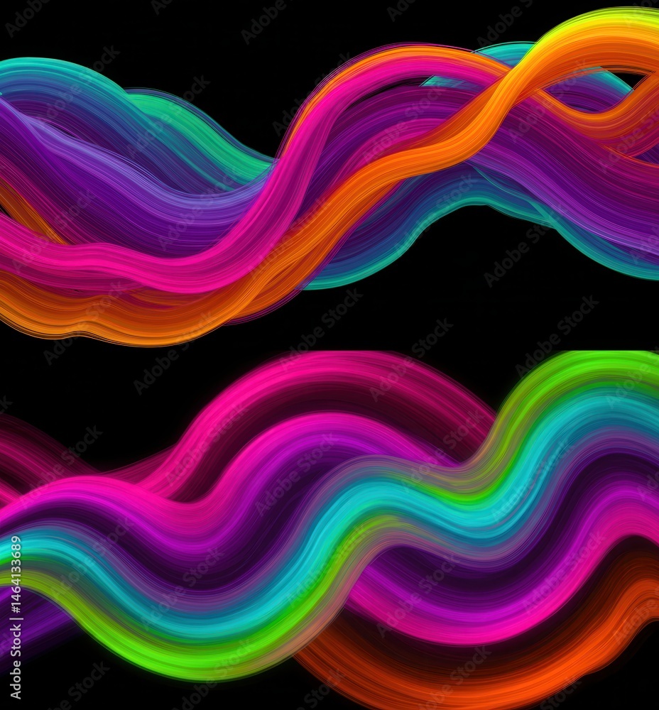 Two neon backgrounds Two neon backgrounds