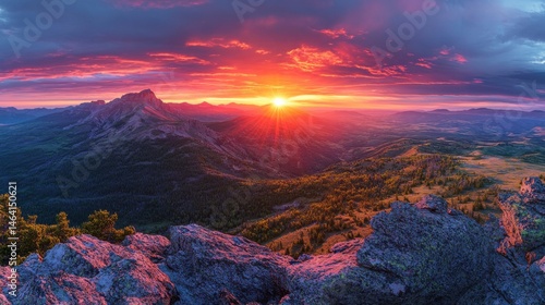 A stunning sunset scene captures the warm hues of a beautiful evening sky reflected over the gentle waves of a serene ocean, creating a breathtakingly peaceful atmosphere