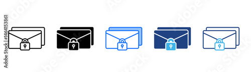 Trade Secrets Icon Set With Multiple Style Collection 