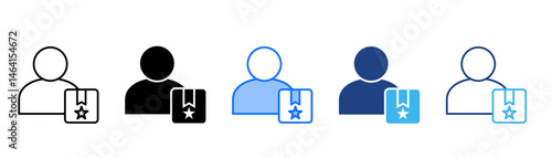 Product Owner Icon Set With Multiple Style Collection 