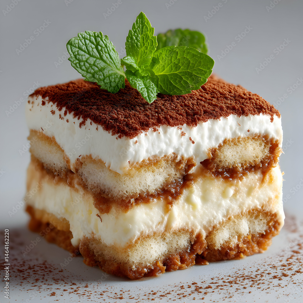 Delicious Tiramisu Recipe Layers of CoffeeSoaked Ladyfingers and Cream transparent background