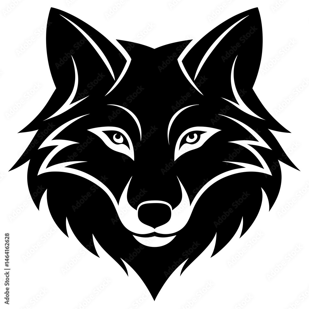 Obraz premium wolf head vector