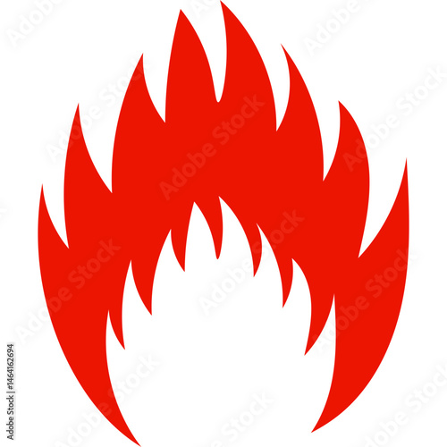 Doodle Fire Flame Icon