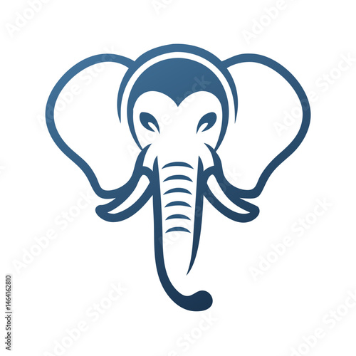 blue elephant head