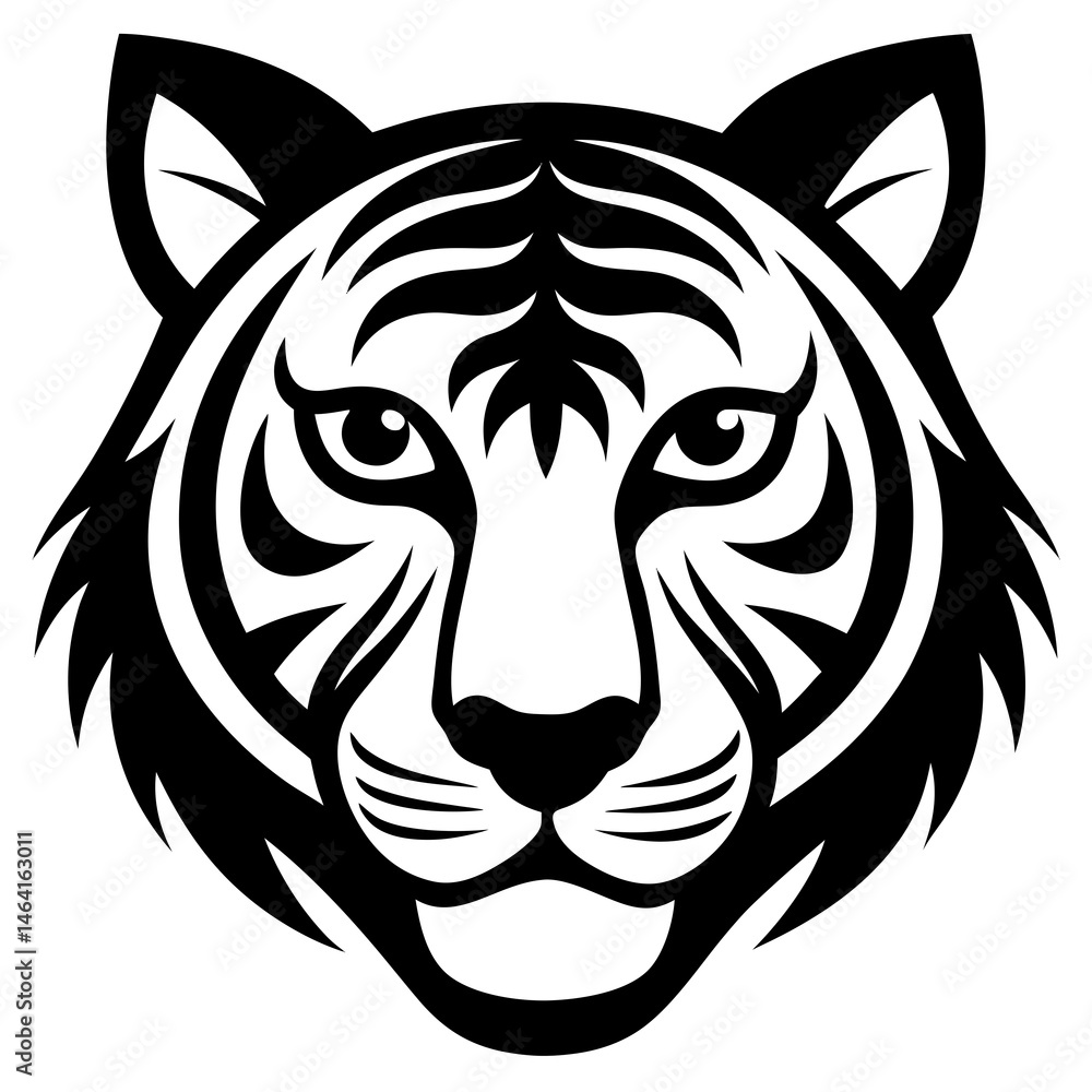 Obraz premium head of a tiger