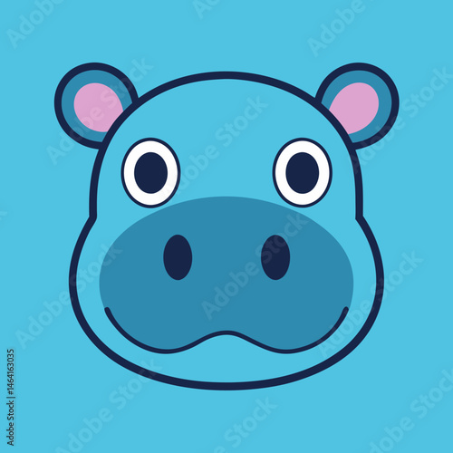 hippopotamus head