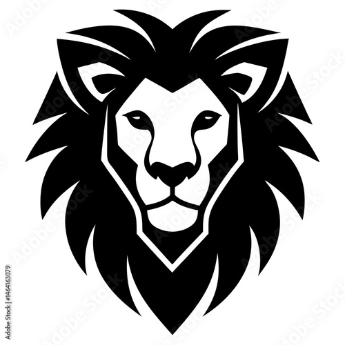 lion head vector