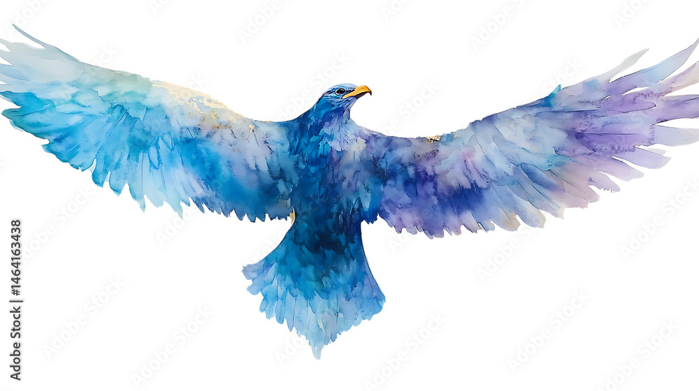 Obraz premium blue bird flying