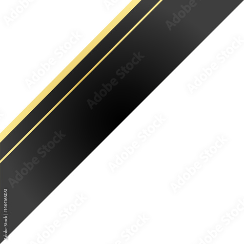 Free Download Gold Gradient Ribbon Tab - GFXLoad