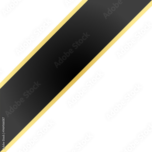 Free Download Gold Gradient Ribbon Tab - GFXLoad