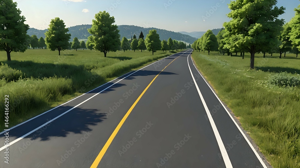 Fototapeta premium the road in the mountains