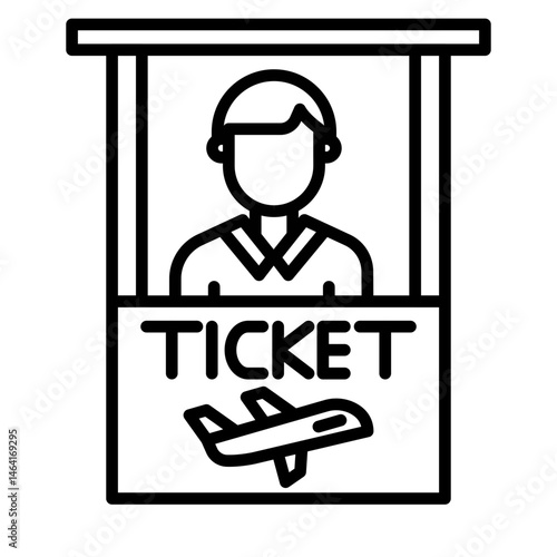 Ticketing Counter icon