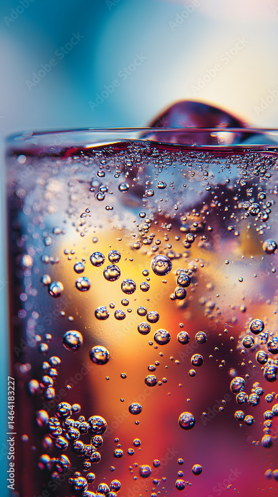 Effervescent Refreshment: Bubbles and Shine in Refreshing Soda Photography