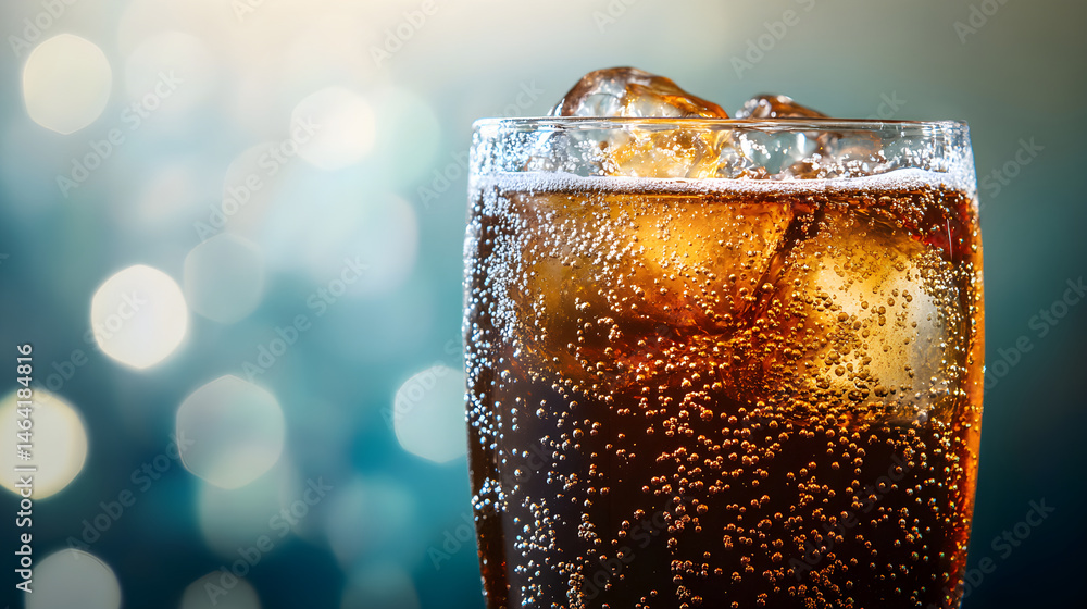 Effervescent Refreshment: Bubbles and Shine in Refreshing Soda Photography