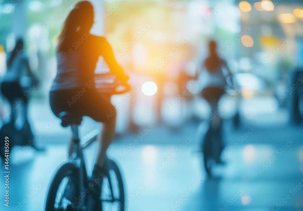 Fototapeta premium people walking in the city