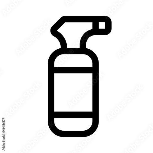window spray icon with line style, perfect for user interface projects