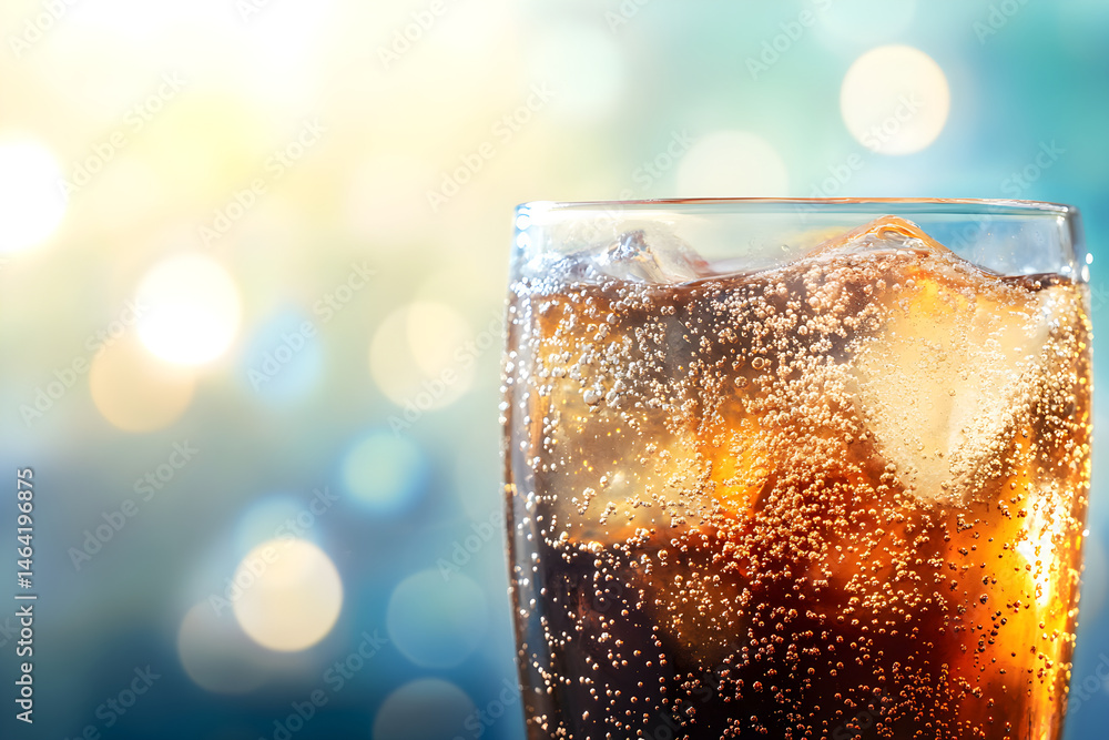 Effervescent Refreshment: Bubbles and Shine in Refreshing Soda Photography