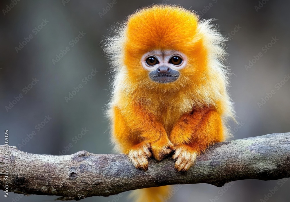 Fototapeta premium golden lion tamarin