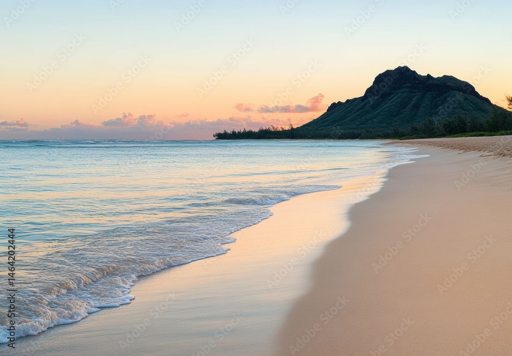 Fototapeta premium sunset at the beach