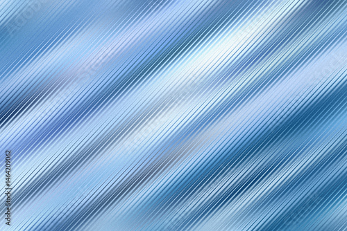 Rippled glass effect gradient background with grainy texture. Blue striped gradient wallpaper. Textured backdrop. Organic colors, noisy texture, natural, modern aesthetic design.