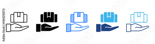 Product Icon Set With Multiple Style Collection 