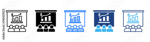 Company Icon Set With Multiple Style Collection 
