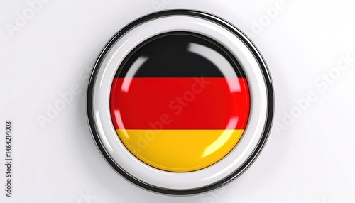 Free Download German Flag Button - GFXLoad