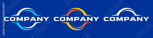 generic circle logo design, editable icon, generic icon for your company