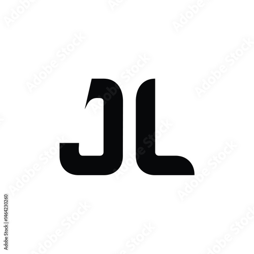 Free Download JL monogram logo design letter text name symbol monochrome logotype alphabet character simple logo - GFXLoad