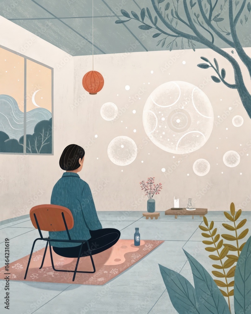 An adult attending a workshop on mindfulness illustrating the journey of learning selfsoothing techniques as a way to cope with the aftermath of childhood trauma.