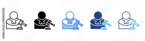 Utility Regulations Icon Set With Multiple Style Collection 