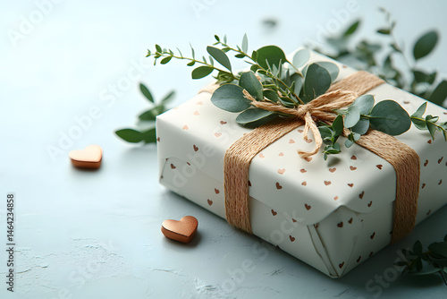 Elegant Eco-Friendly Gift Wrap with Natural Greenery for Special Occasions