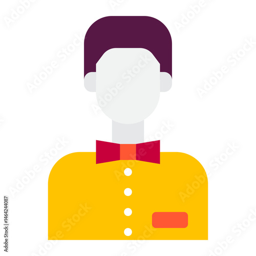 Icon of Waiter in Uniform