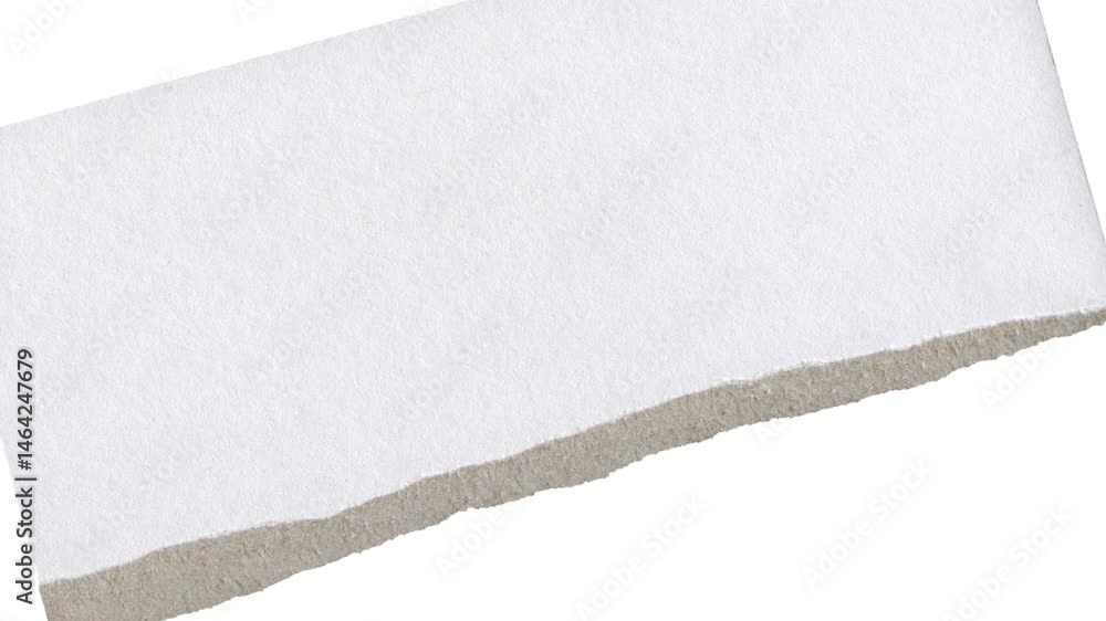 animation of torn white cardboard on a white background animation of torn white cardboard on a white background