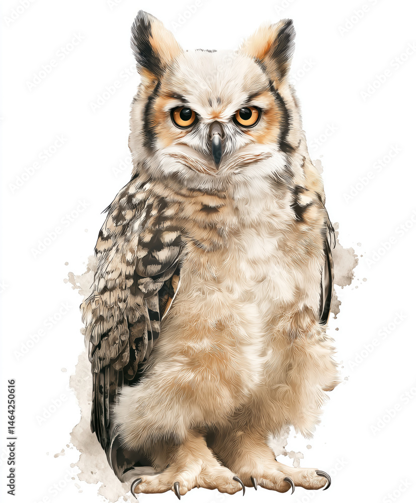 Naklejka premium Eule Baby