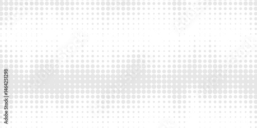Sound wave icon halftone texture vector design horizontal dotted in black color