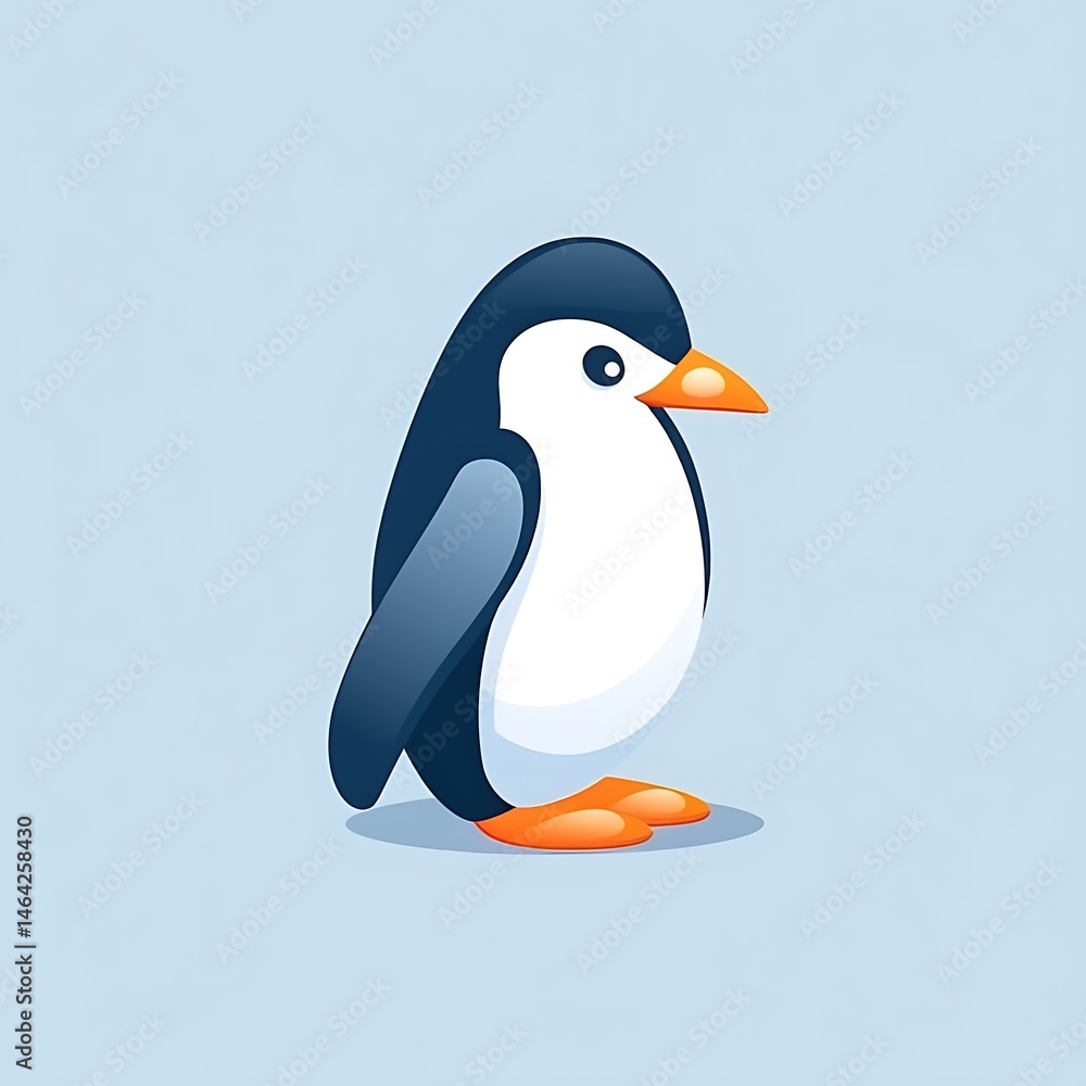 Obraz premium Cute Penguin Illustration.
