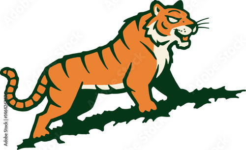 vector mascot of a tiger. 