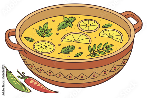 36 Indian thali, colorful platter, vegetarian feast, crispy dosa, golden samosas, fragrant biryani rice, spicy vegetable curry, chutney dipping sauce, garnished with fresh coriander, vibrant food phot