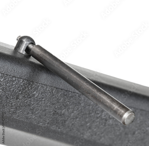 Obraz na płótnie Sling stud being removed from a rifle stock w salonie
