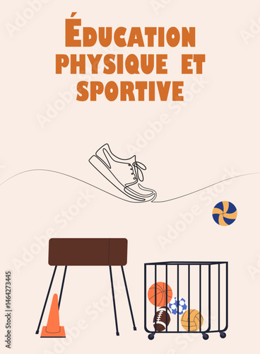 Matière scolaire education physique et sportive EPS rentrée des classes