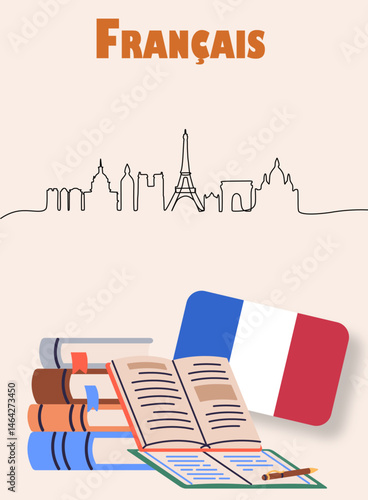 Matière scolaire français rentrée des classes