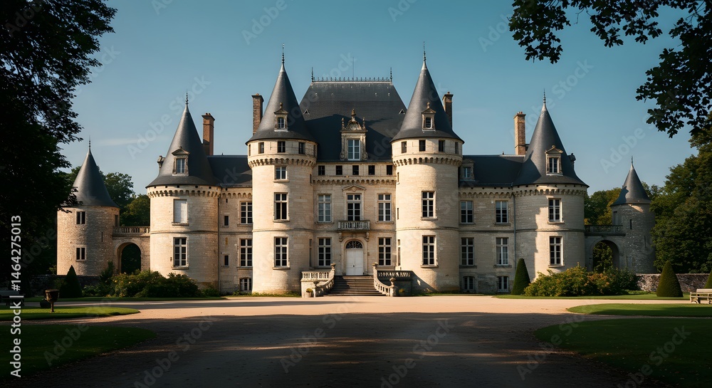 Fototapeta premium Castle Exterior Photography