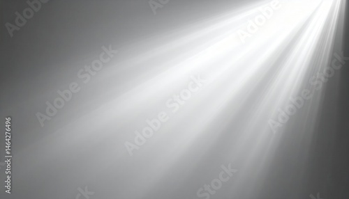 Wallpaper Mural A soft beam of light breaks through a muted gray background, creating a serene and ethereal atmosphere Torontodigital.ca