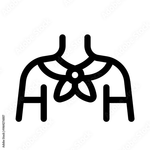 san fermin shirt icon with line style, perfect for user interface projects