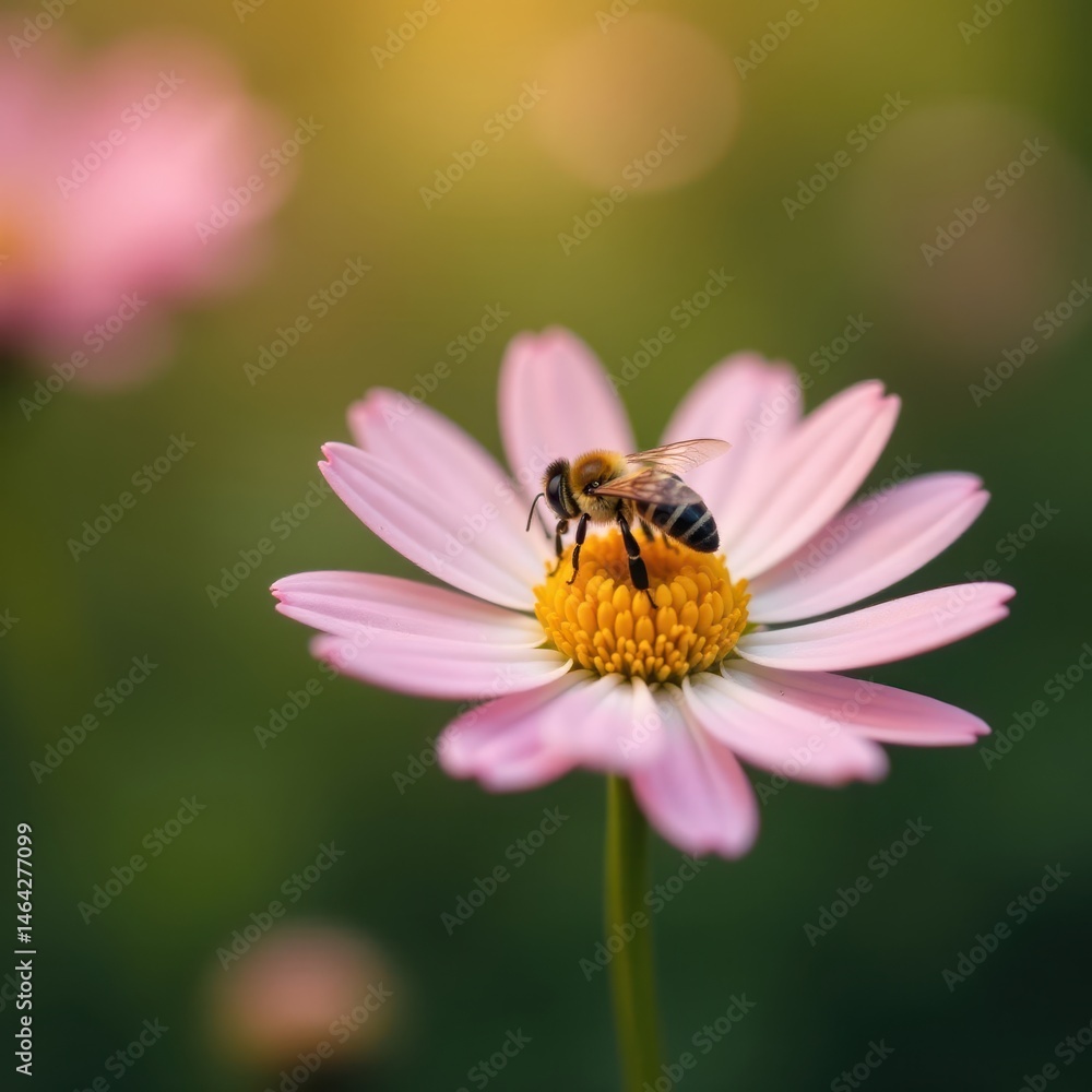 Single golden honeybee, sharp focus, white backdrop , detail, insect photography, photography Single golden honeybee, sharp focus, white backdrop , detail, insect photography, photography